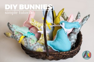 Bunny Pillows - one of 10 easy sew Easter project ideas