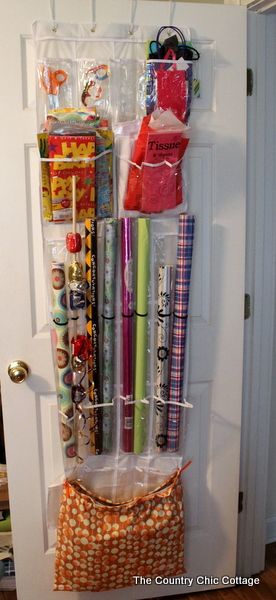 Gift Wrap Storage