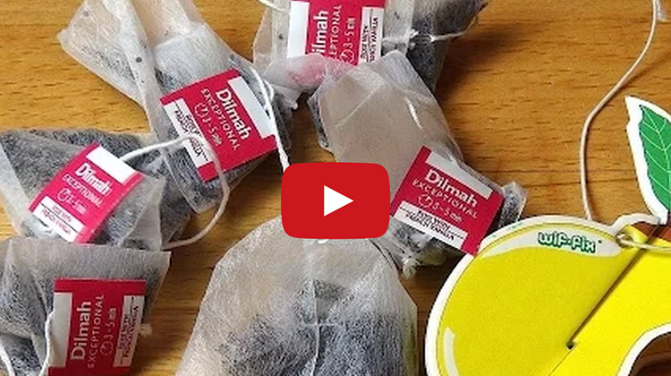 Tea Bag Hack - who knew you could use these in the CAR?