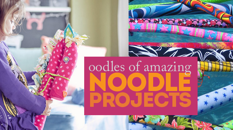 Oodles of noodle projects - pool noodles are inexpensive and so easy to use in projects - love this roundup!