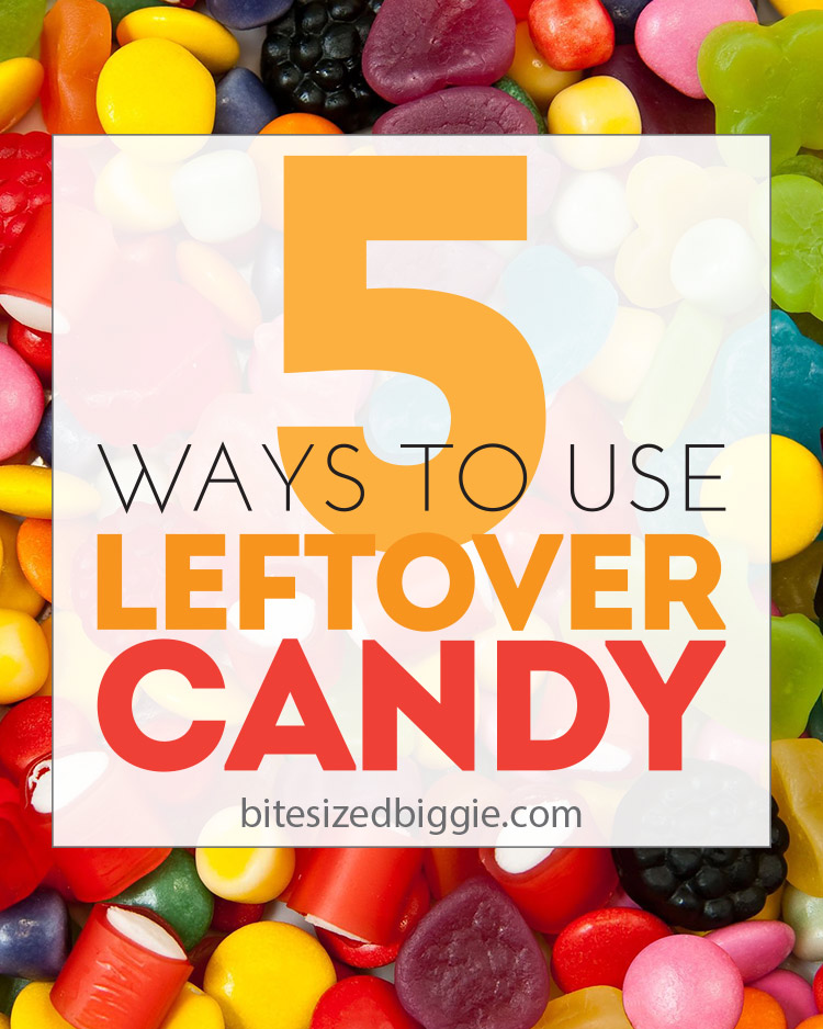 5 ways to use up leftover candy! Put it to good use!