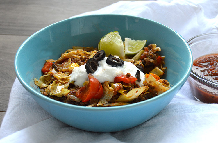 Mexican Cabbage Recipe on Bite Sized Biggie