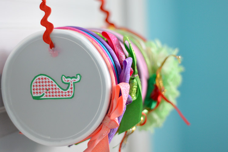Upcycled Headband organizer tutorial - you can store hair accessories INSIDE, too!