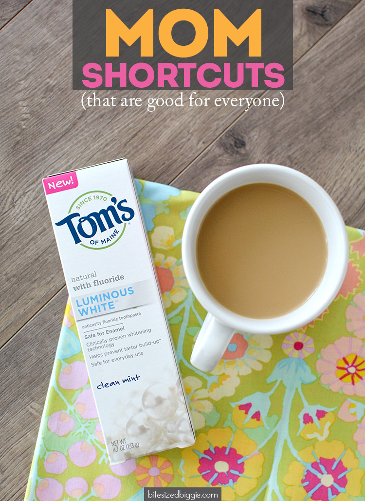 Mom Shortcuts! Whenever I can make a small change that makes daily progress it's a shortcut to big results!