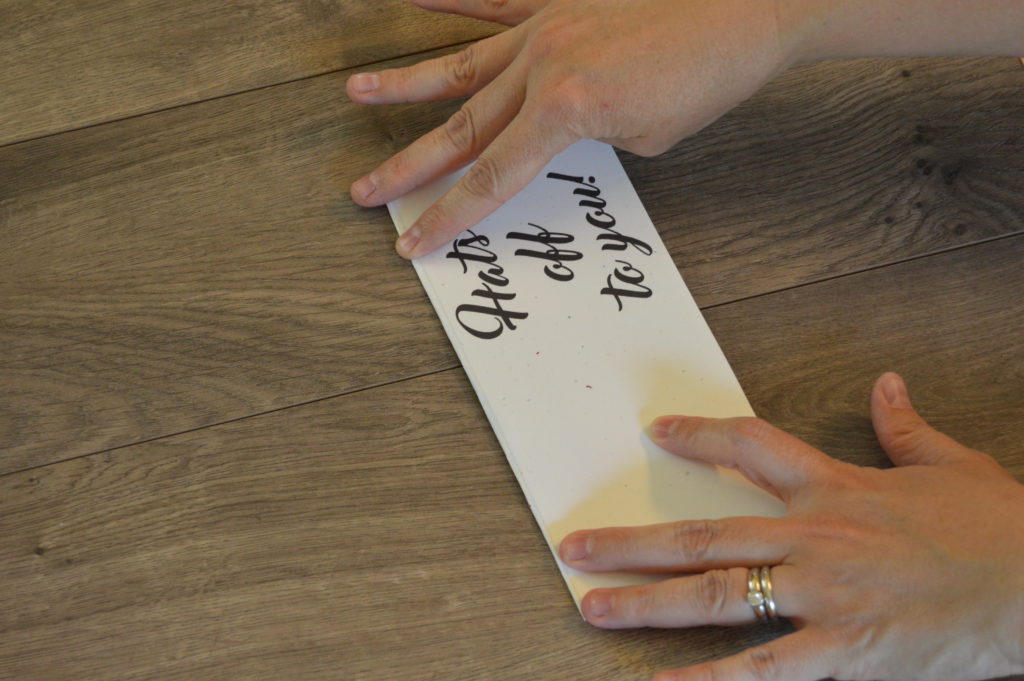 fold into final thirds